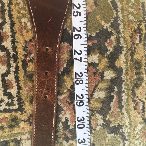 Vintage red and brown belt - Picture 5 of 5